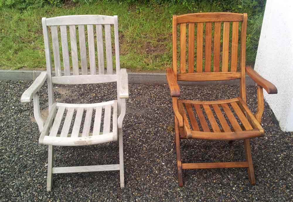 Restoring Garden Furniture - Iona Garden Services