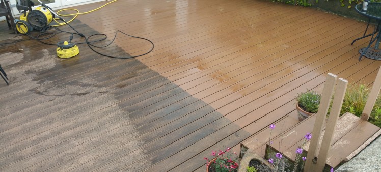 Composite decking restoration